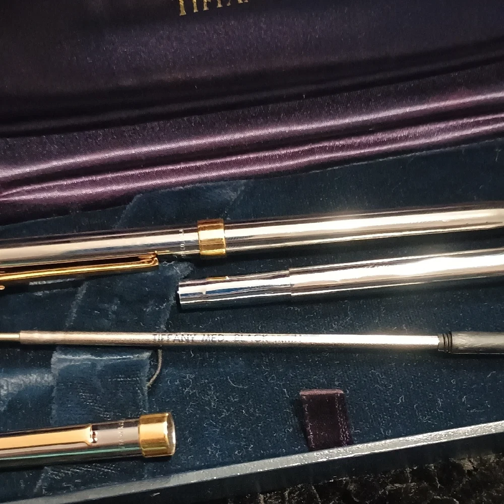 Tiffany & Co. Gold and Silver Pen Duo